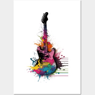 Electric Guitar Posters and Art